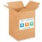 Idl Packaging 8 in x 8 in x 12 in Shipping Box, Kraft, Corrugate, Single Wall, 200#, 25 PK B-8812-25 - alternate 1